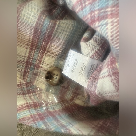 COPY - NWT Kut from the Kloth Dusty Rose/Blue Shacket - Picture 6 of 10